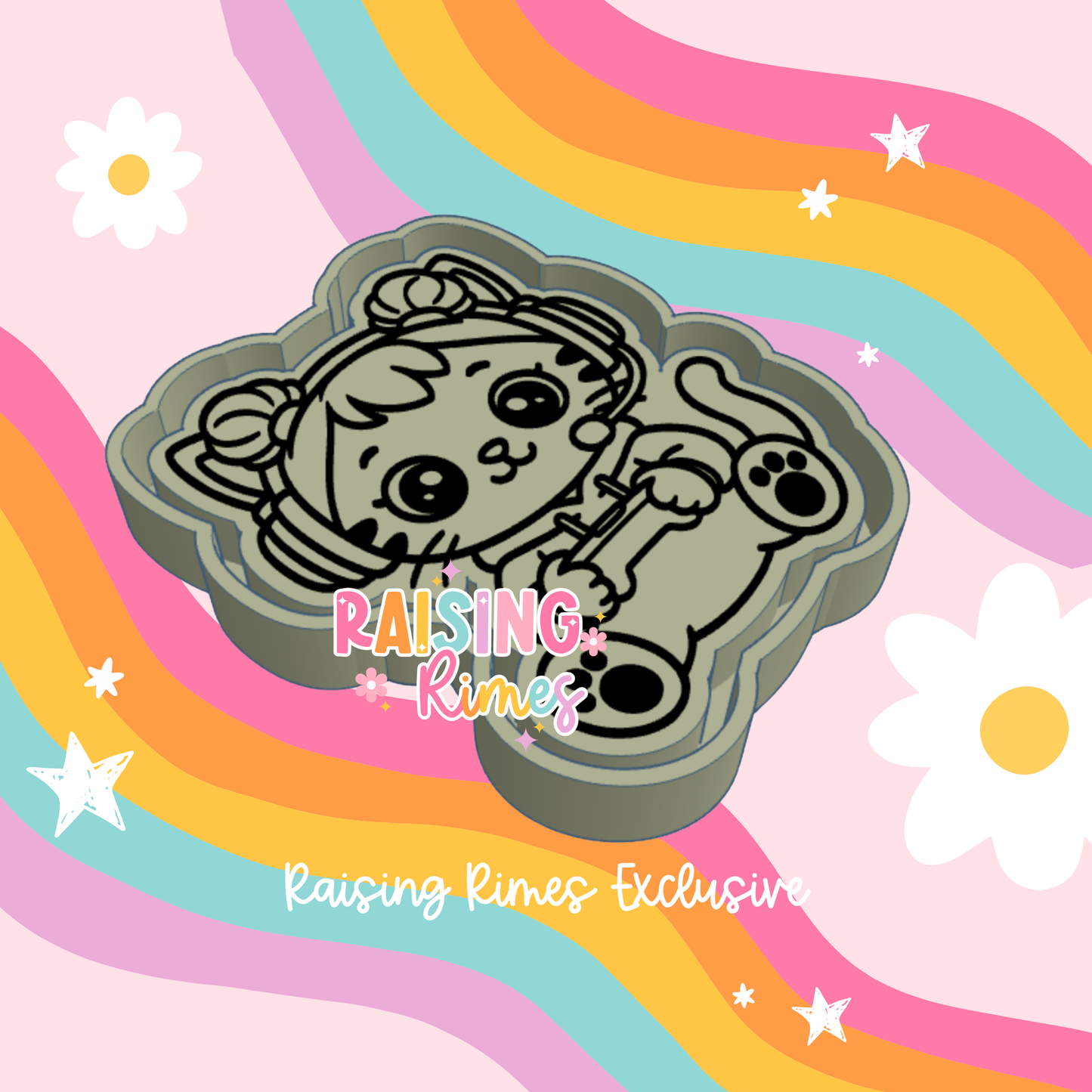 Gamer Cat Silicone Mold