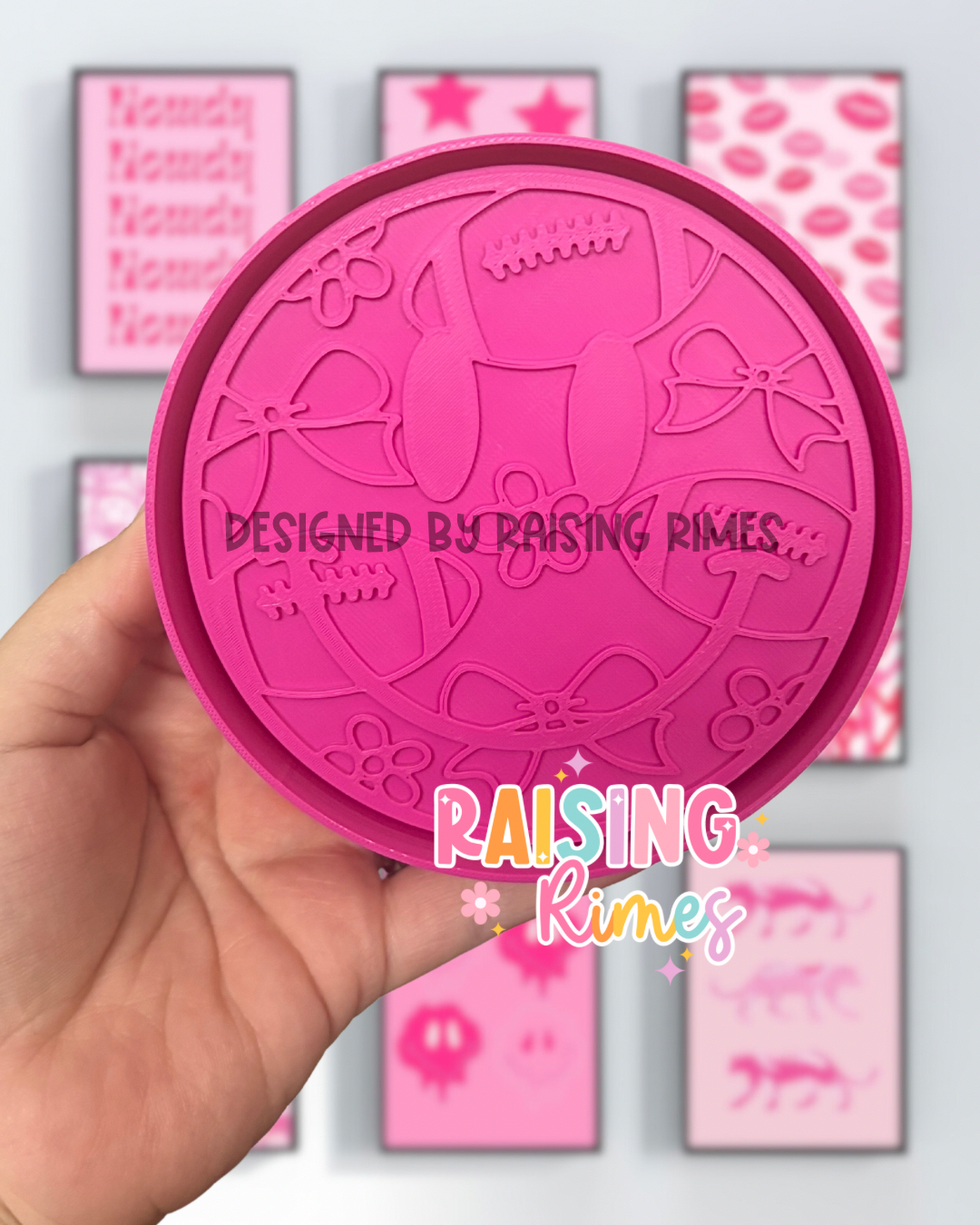 Girly Football Smiley Silicone Mold