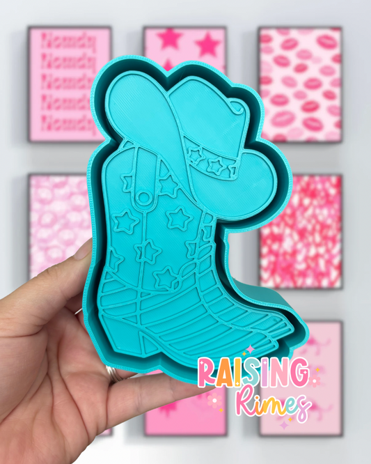 USA Boots & Hat Silicone Mold