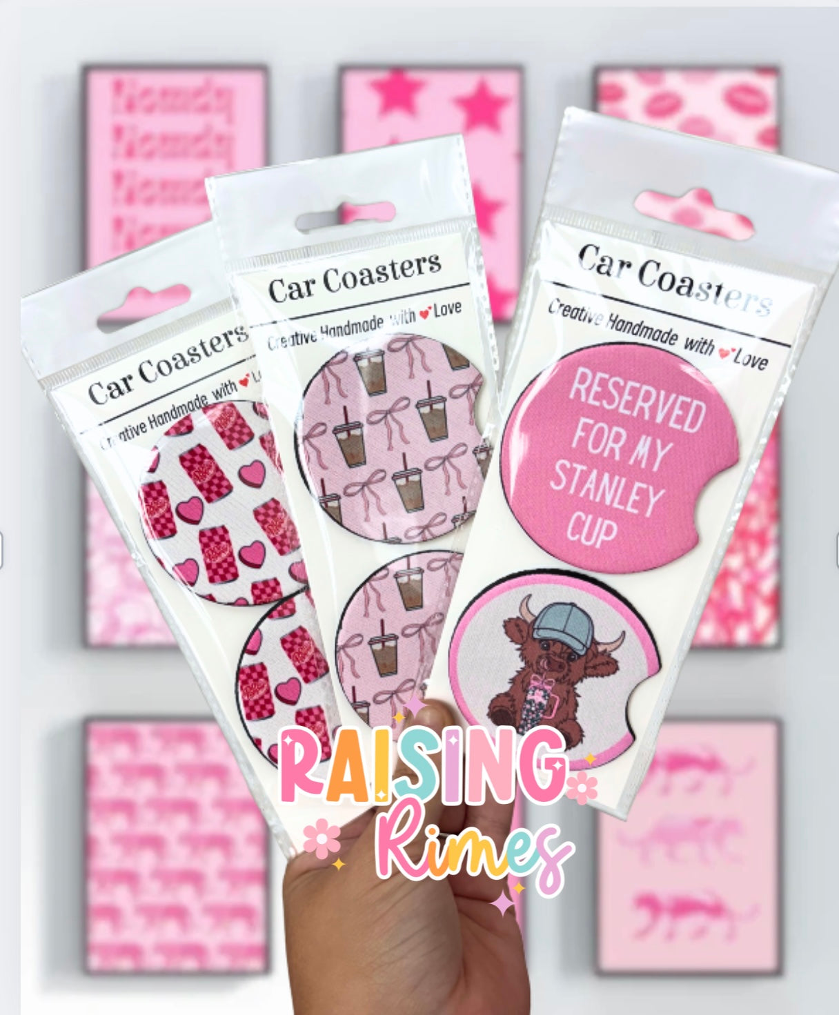 Mystery Car Coaster Set