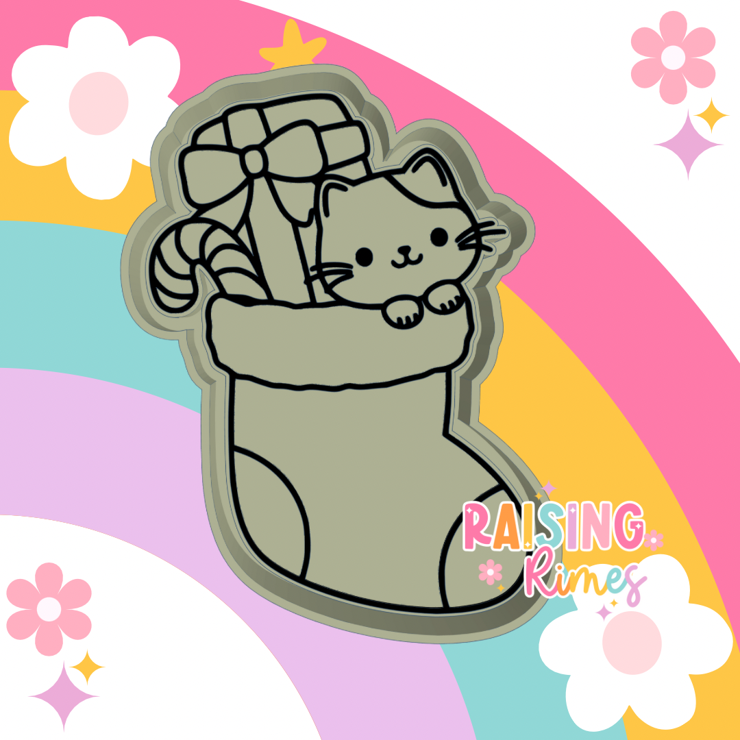 Kitty Stocking Silicone Mold