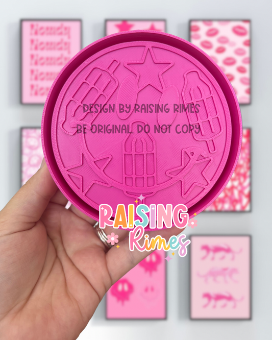 Bomb Pop Smiley Silicone Mold