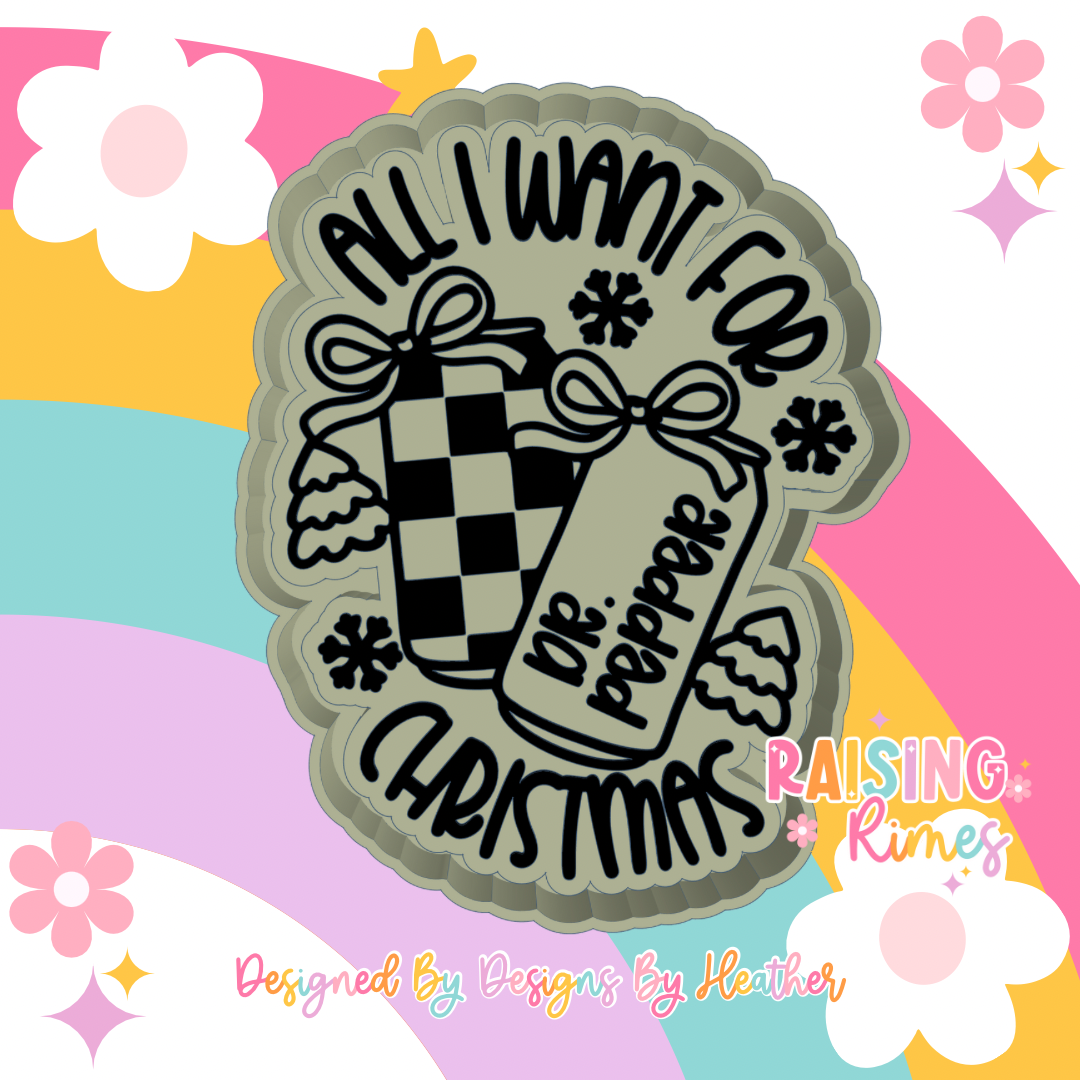 Dr. Pepper Christmas Silicone Mold