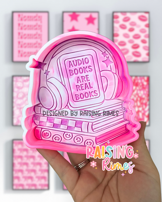 Audiobooks Are Real Books Silicone Mold