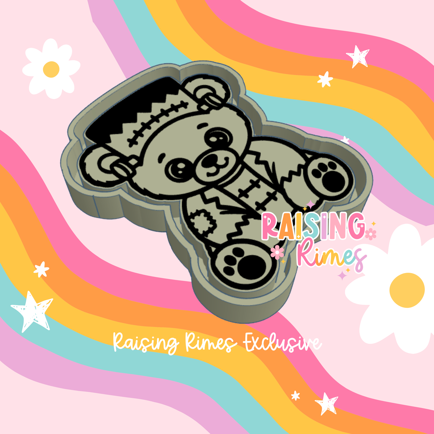 Frankenstein Bear Silicone Mold