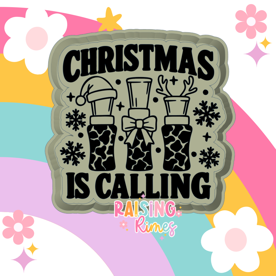 Christmas is Calling Silicone Mold