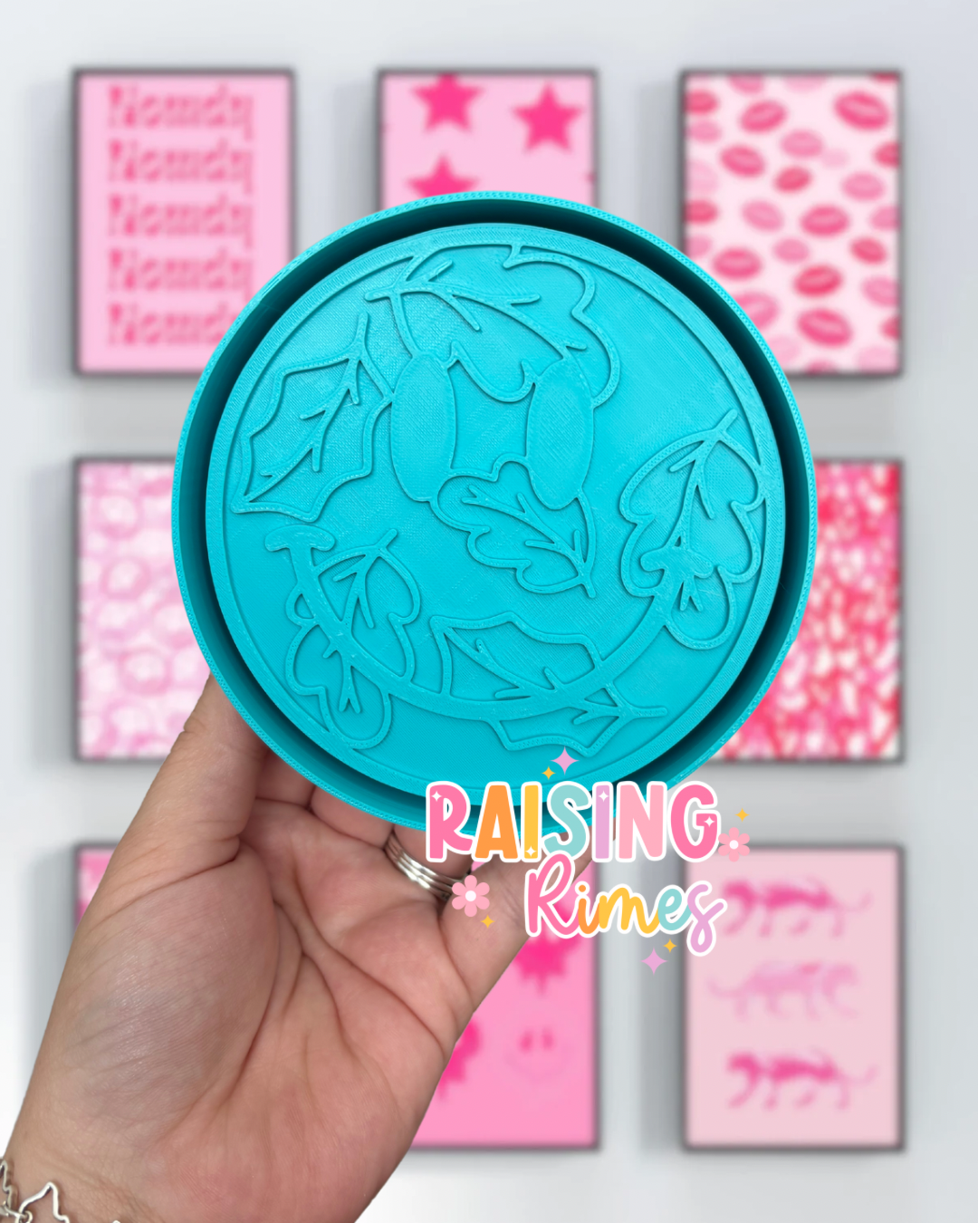 Fall Leaves Smiley Silicone Mold