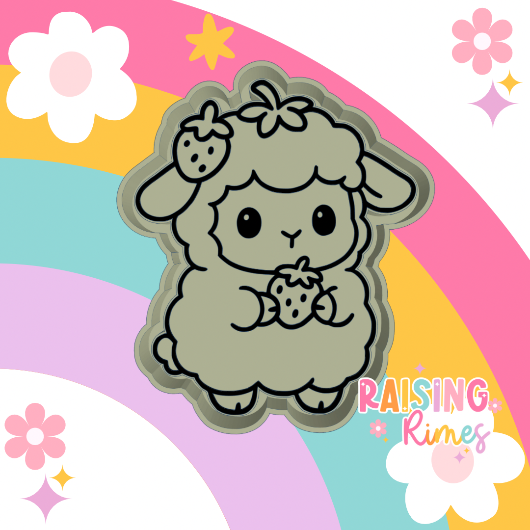 Strawberry Sheep Silicone Mold