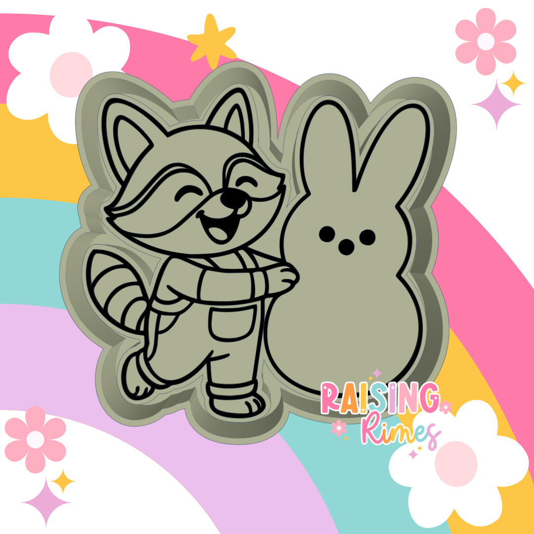 Raccoon & Peep Silicone Mold