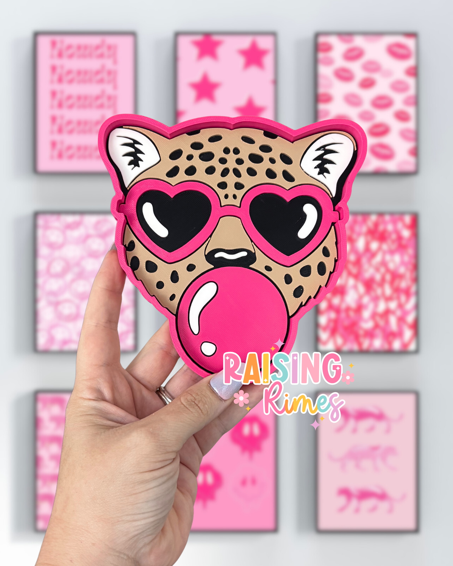 Leopard Bubblegum Trinket Tray