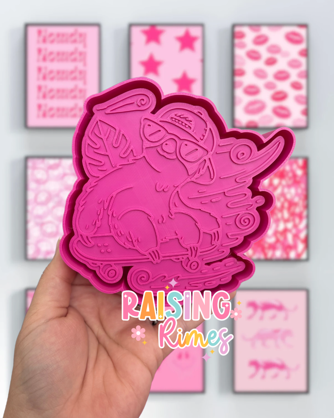 Sk8er Boi Sloth Silicone Mold