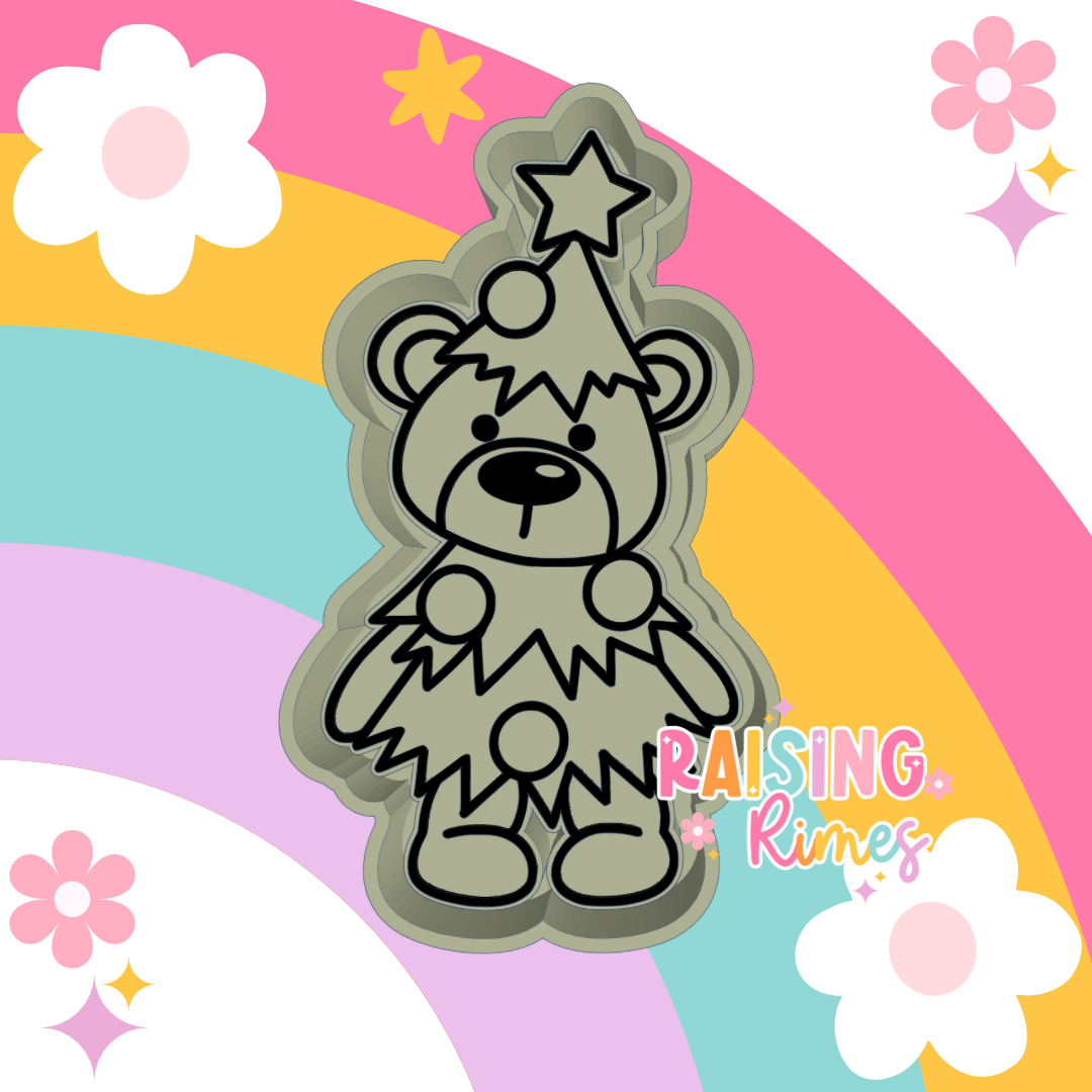 Christmas Bear Silicone Mold