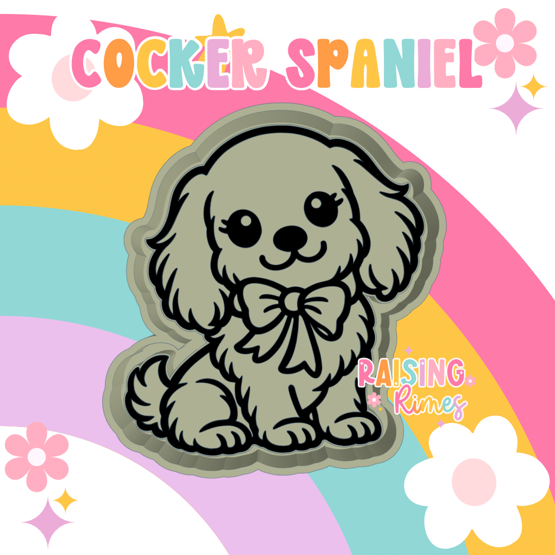 Cocker Spaniel Silicone Mold
