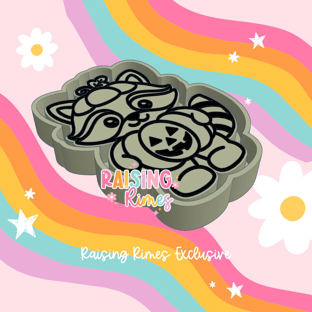 Raccoon Pumpkin Silicone Mold
