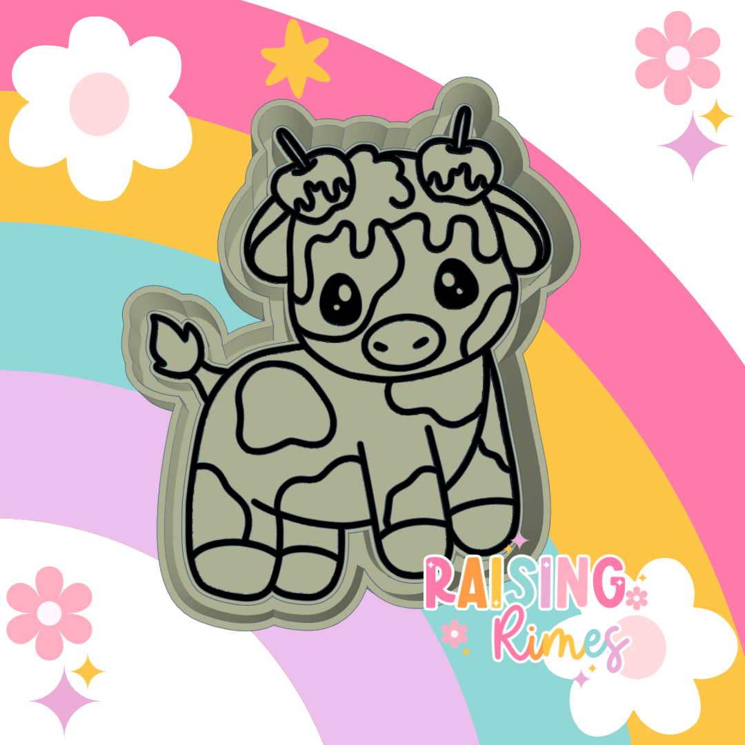 Candy Apple Cow 2 Silicone Mold