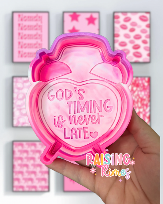 God’s Timing Silicone Mold
