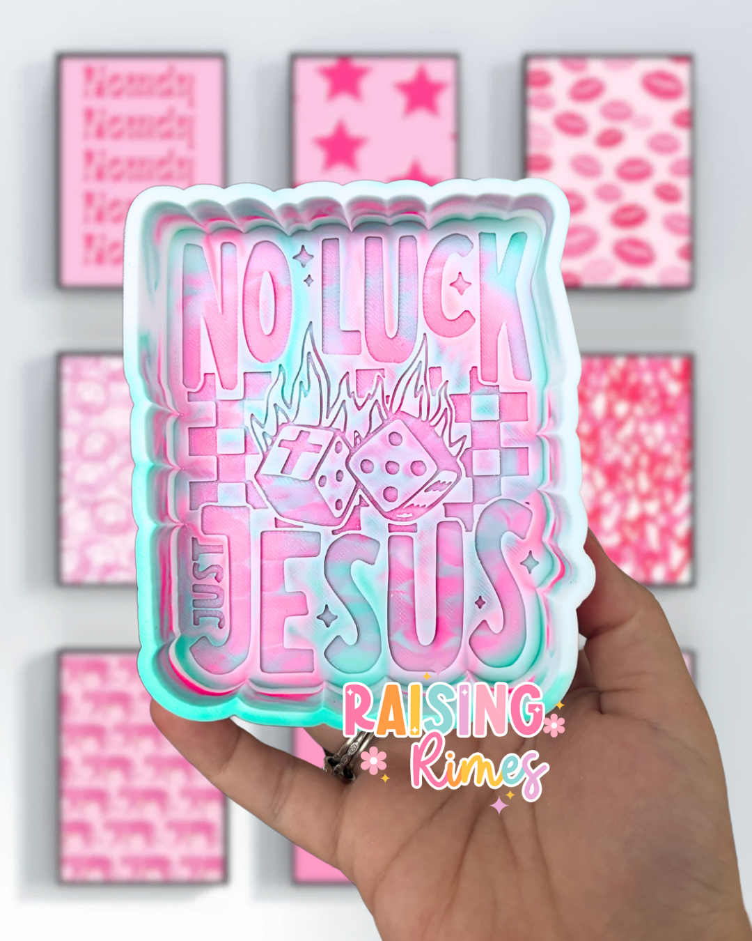 No Luck Just Jesus Silicone Mold