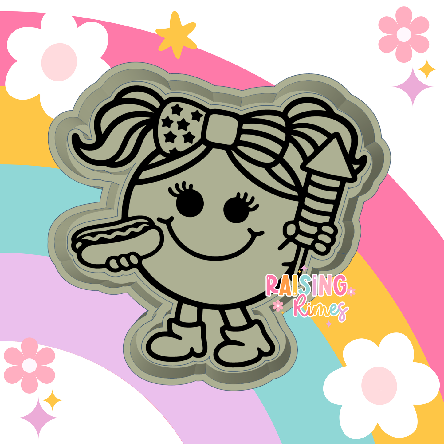 Little Miss USA Silicone Mold