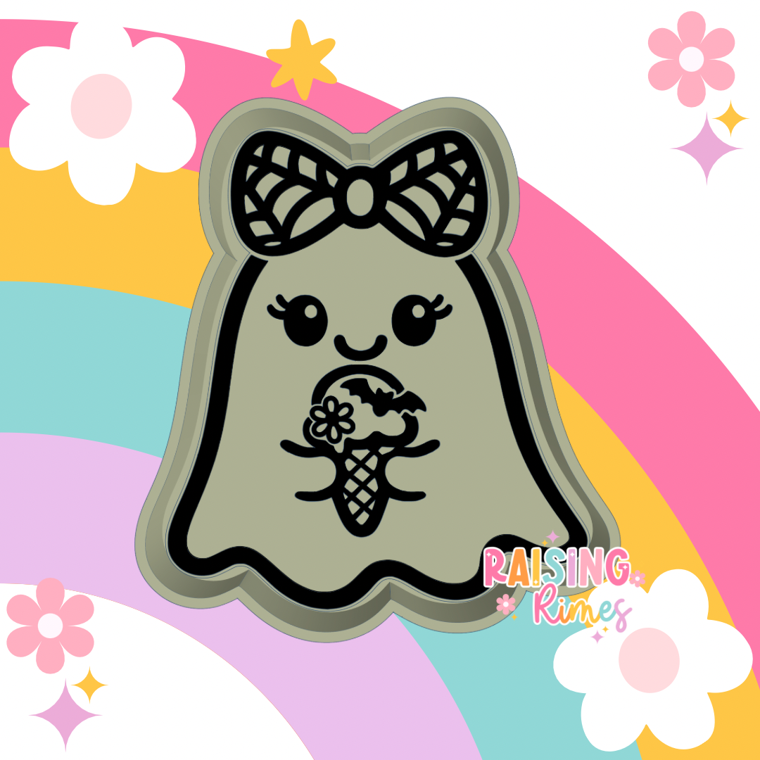 Summerween Ghost Girl Silicone Mold