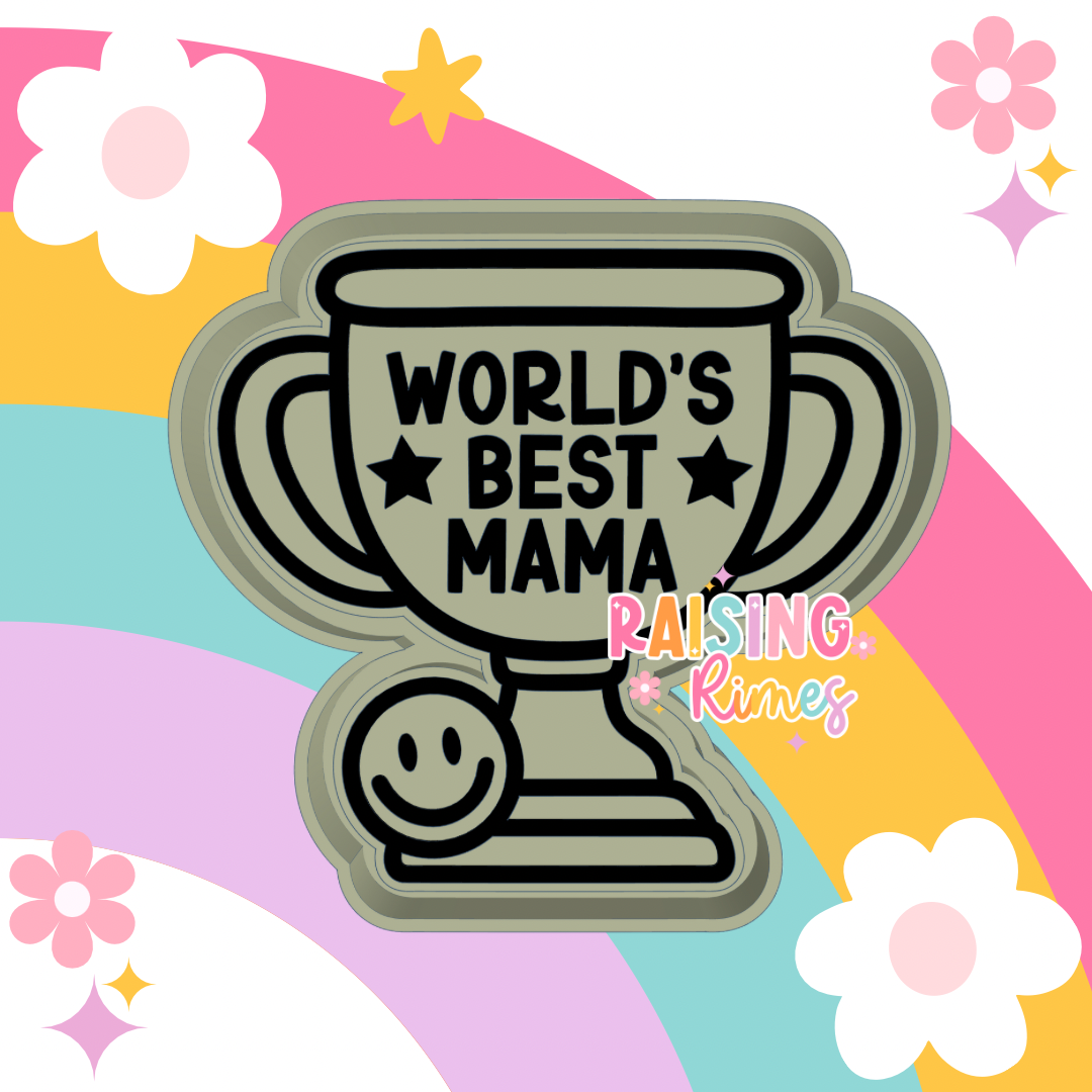 Best Mama Trophy Silicone Mold