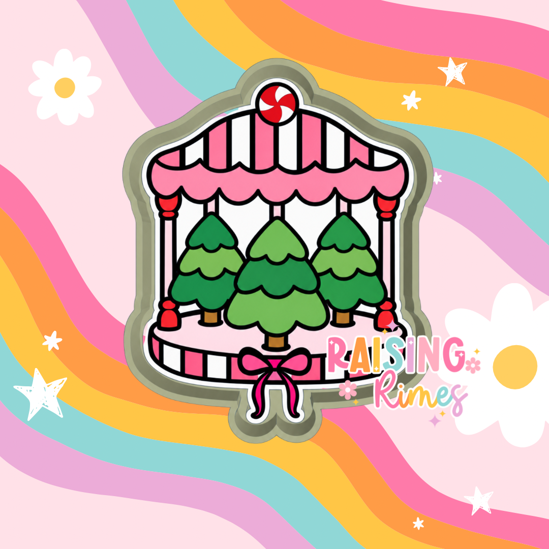 Christmas Tree Carousel Silicone Mold