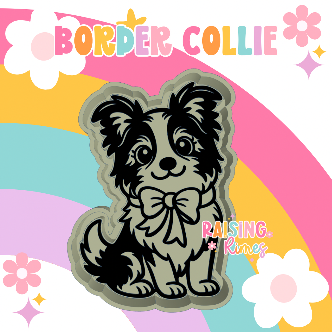 Border Collie Silicone Mold