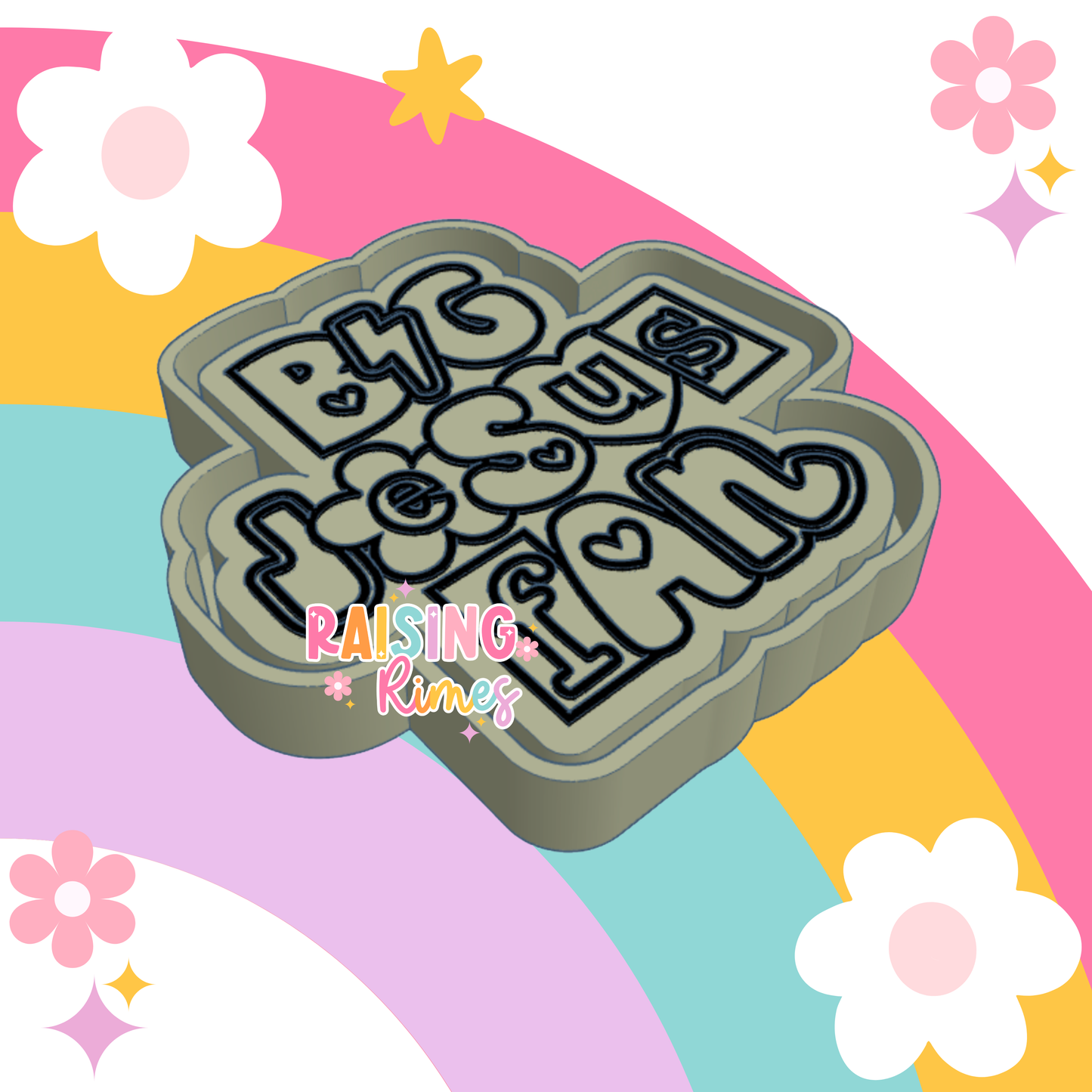 Big Jesus Fan Silicone Mold