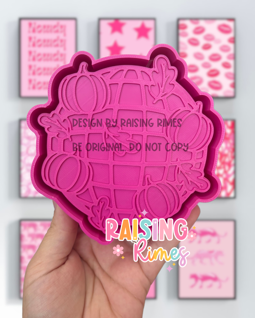 Pumpkin & Leaves Disco Silicone Mold