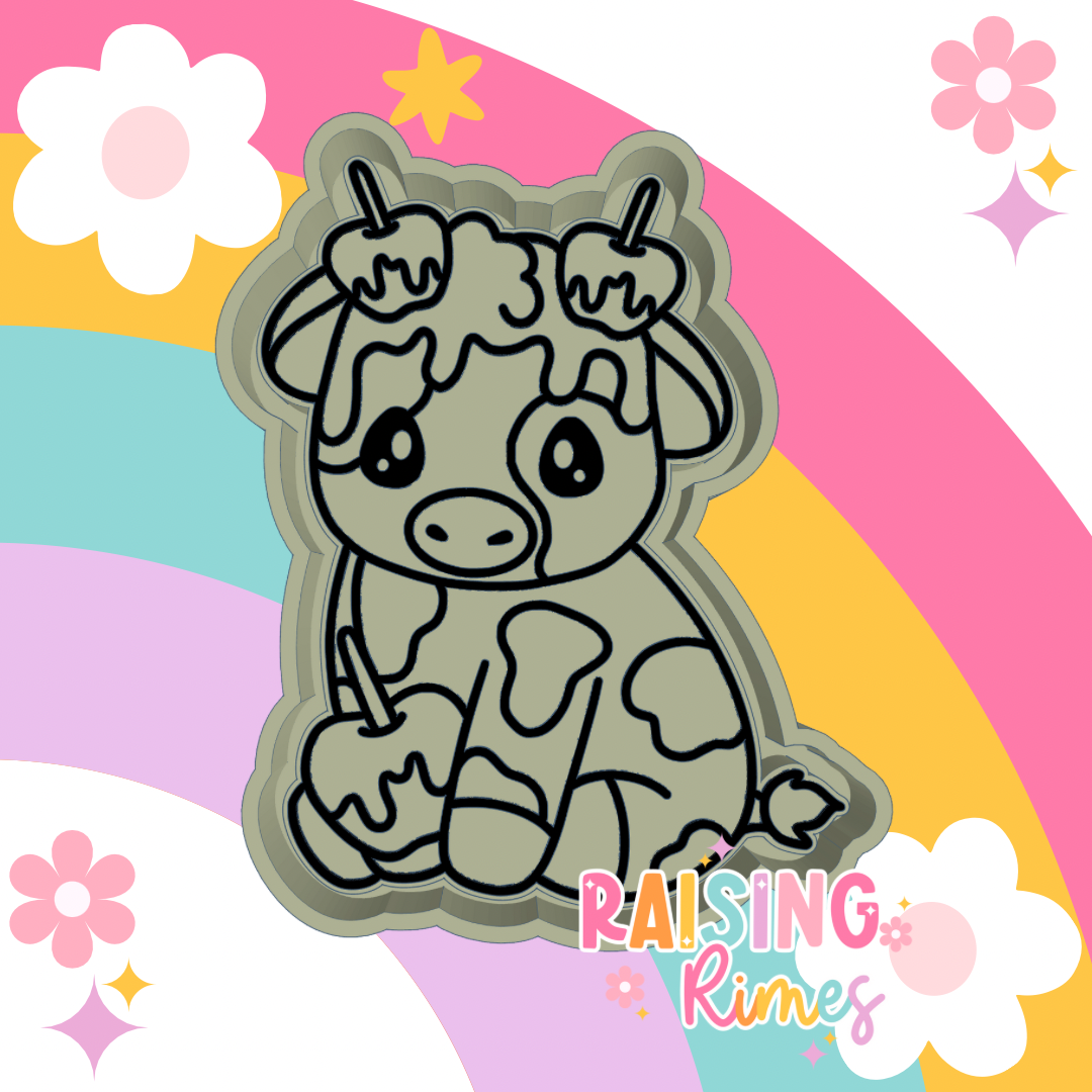 Candy Apple Cow 1 Silicone Mold
