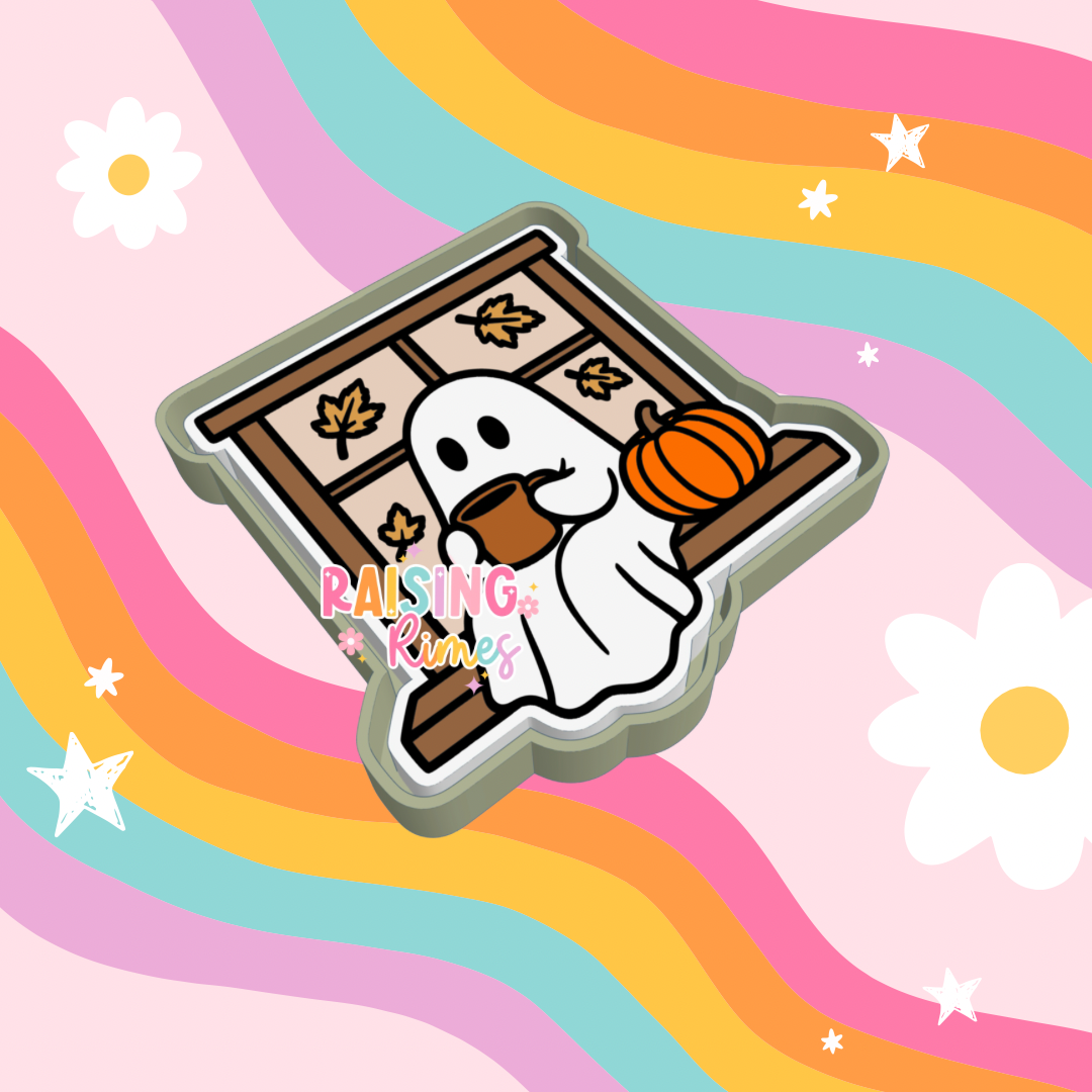 Cozy Window Ghost Silicone Mold