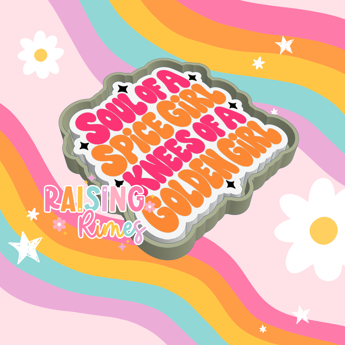 Spice Girl x Golden Girl Silicone Mold