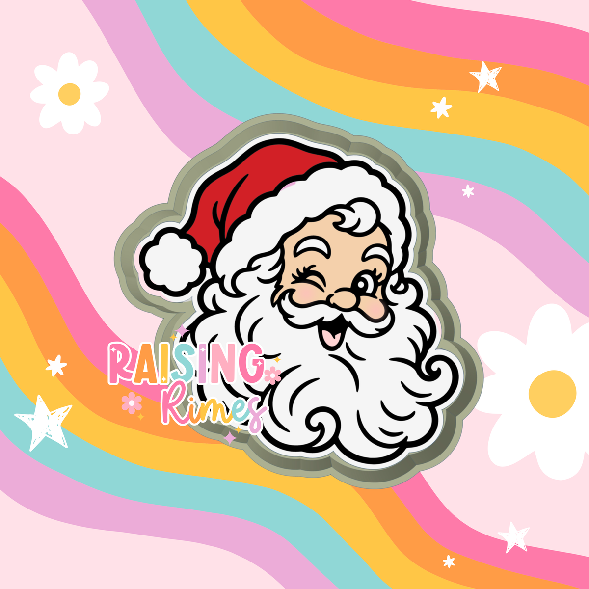 Jolly Santa Silicone Mold