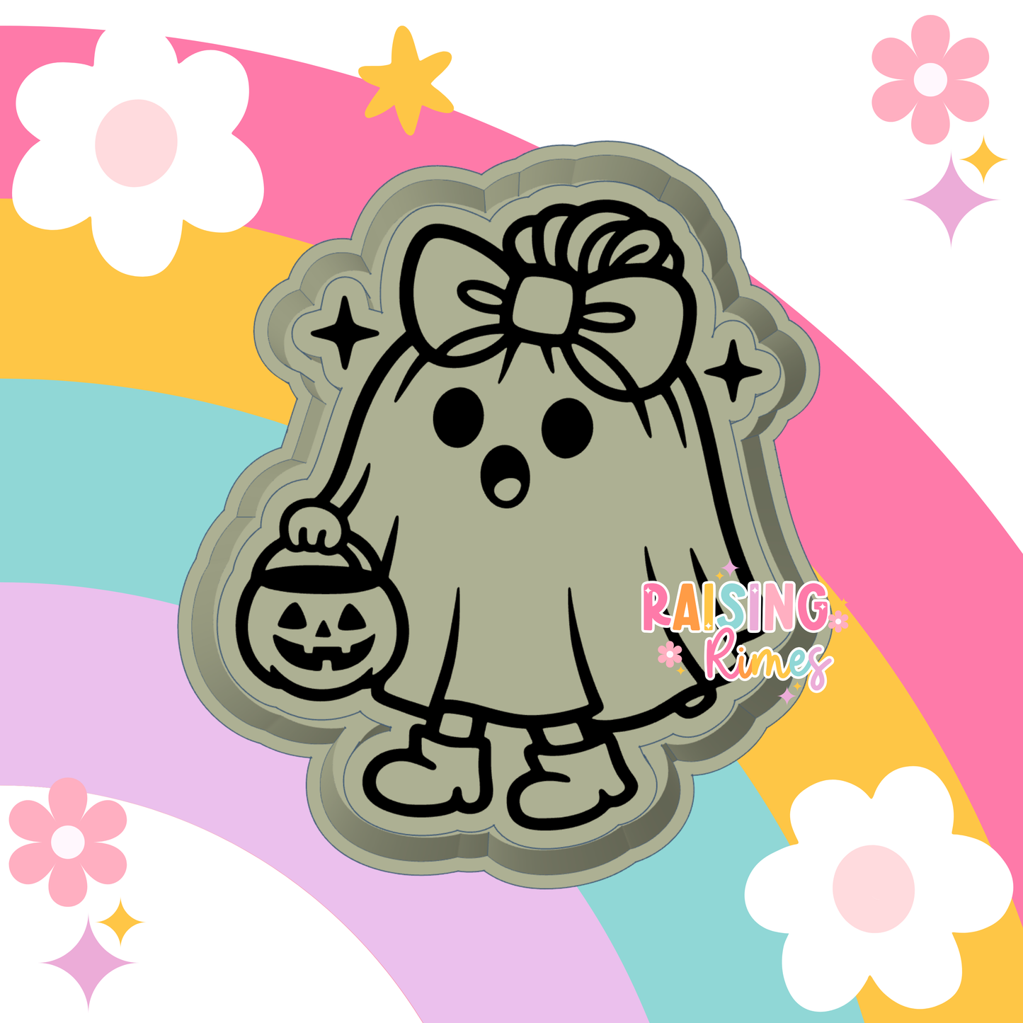 Little Miss Ghost Silicone Mold
