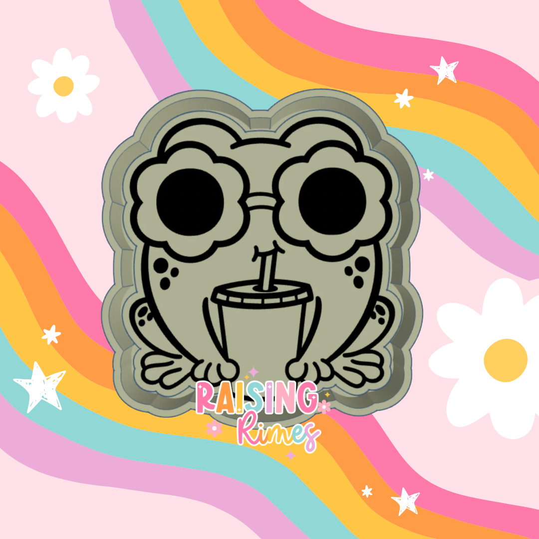 Groovy Glasses Frog Silicone Mold