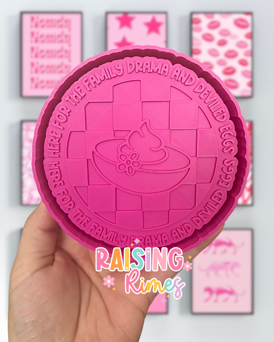 Family Drama & Eggs Silicone Mold