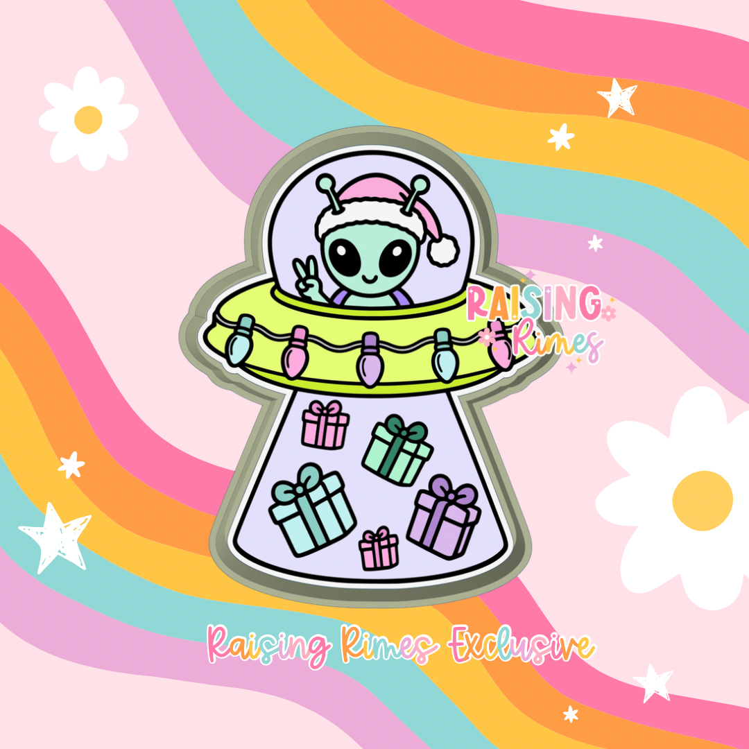 Christmas Alien Silicone Mold