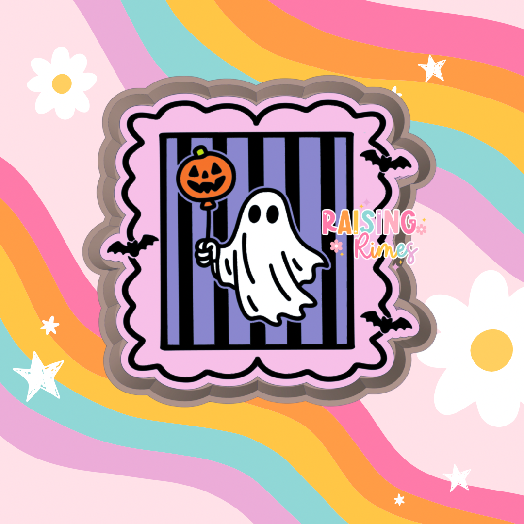 Ghost w/ Balloon Frame Silicone Mold