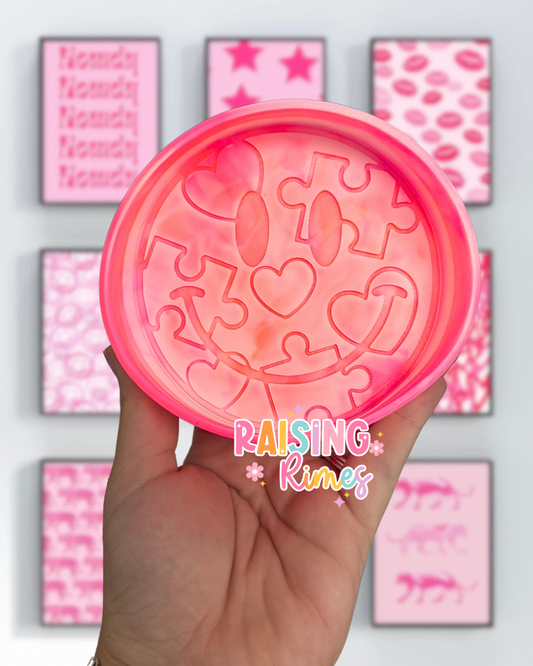 Autism Love Smiley Silicone Mold