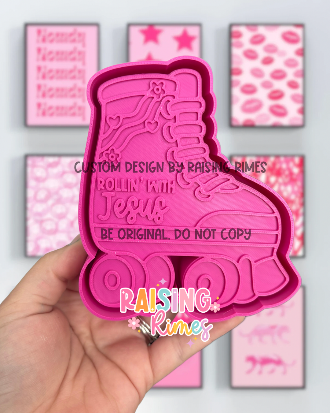 Rollin With Jesus Skate Silicone Mold
