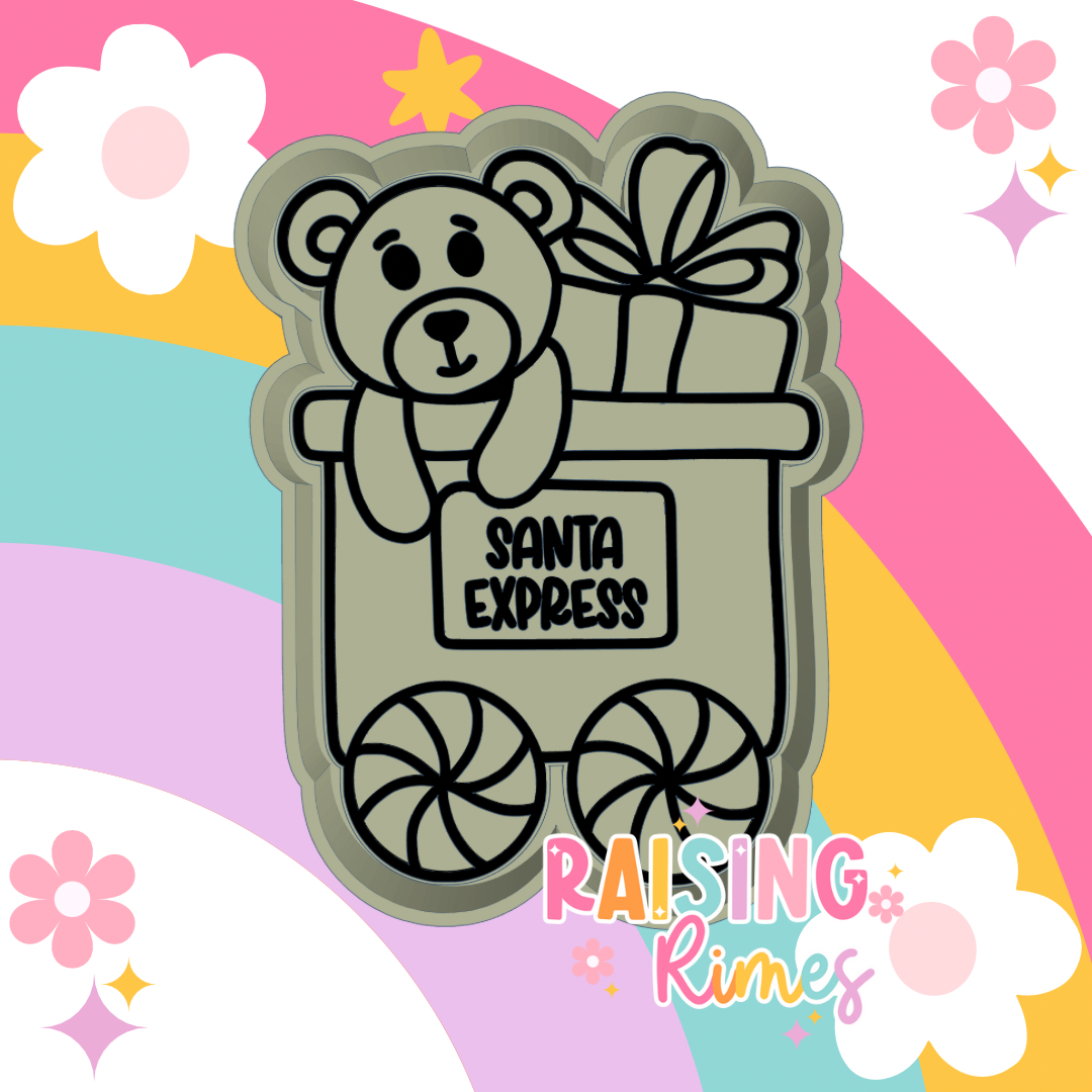 Santa Express Silicone Mold
