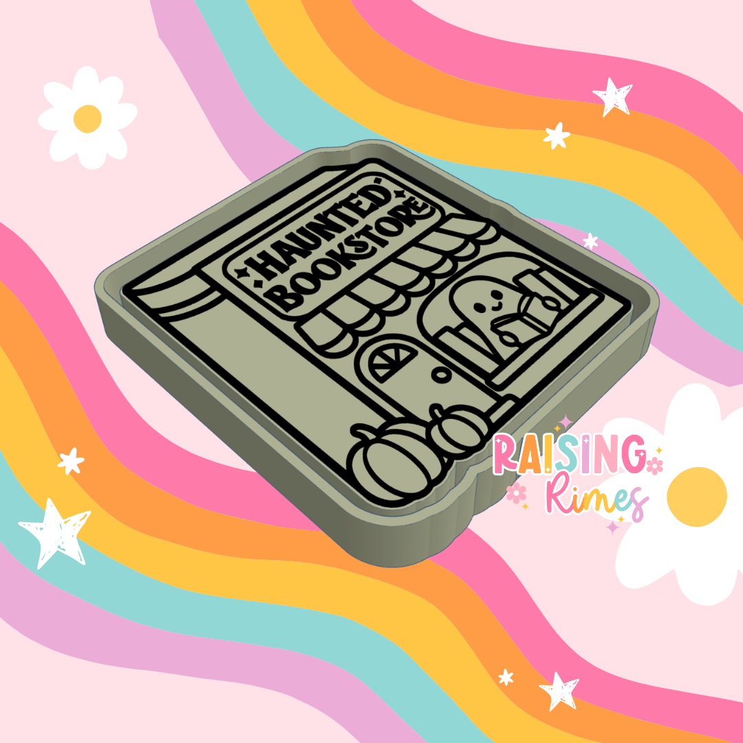 Haunted Bookstore Silicone Mold