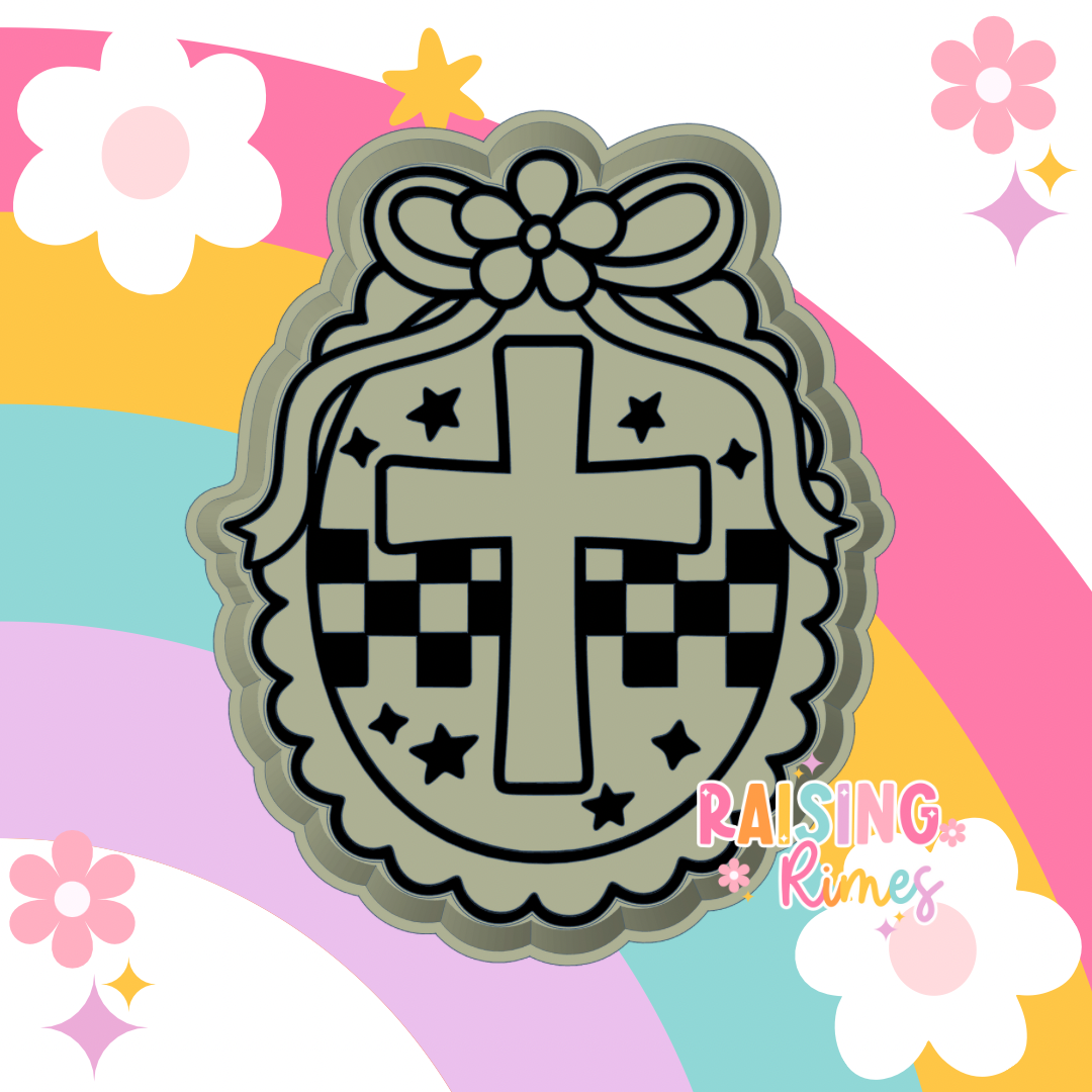 Trendy Cross Frame Silicone Mold