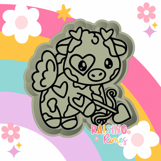 Cupid Cow Silicone Mold