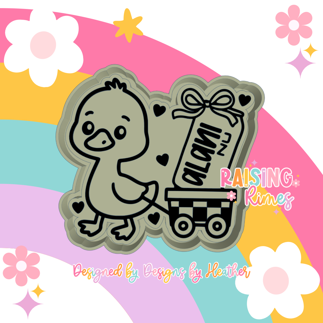 Duck Alani Wagon Silicone Mold