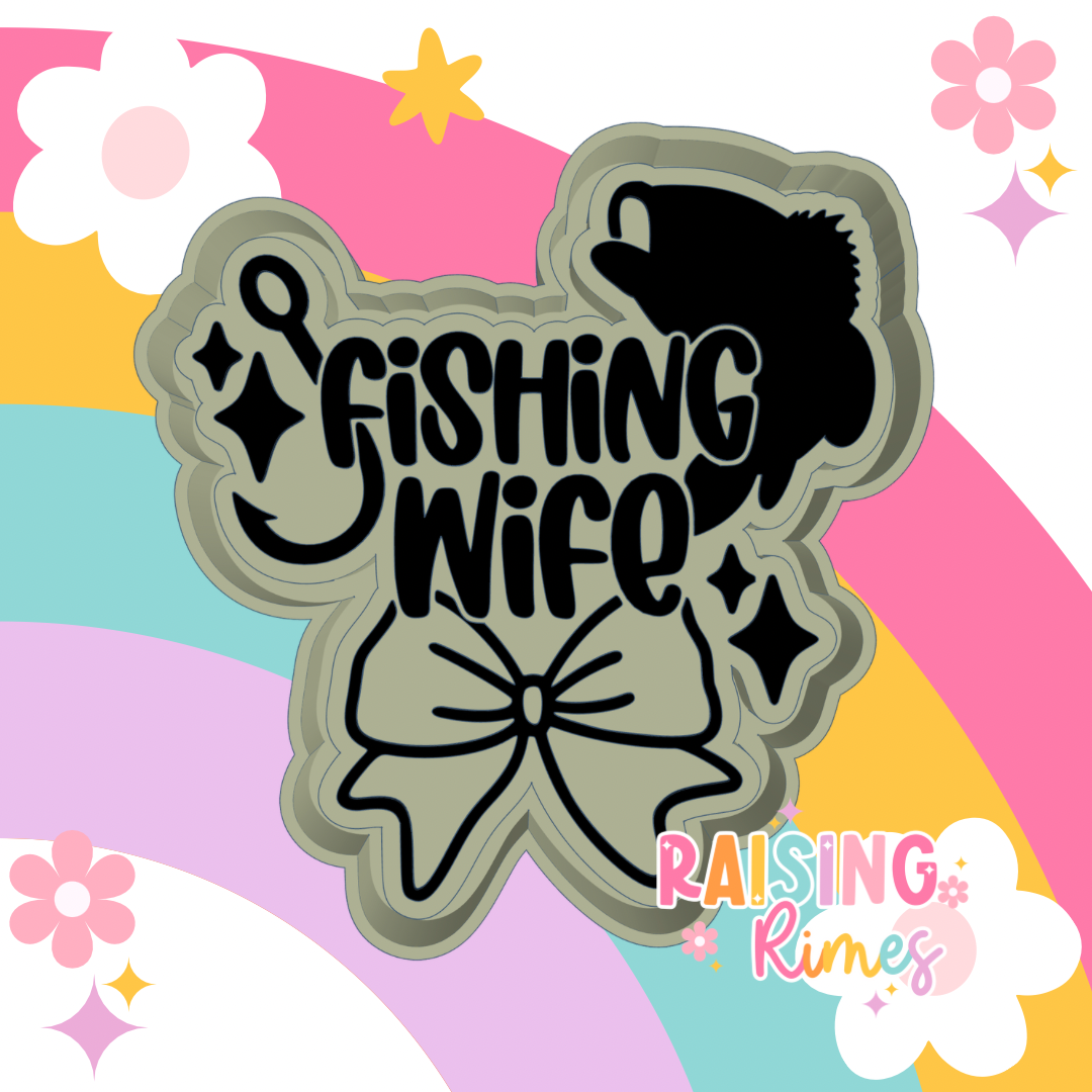 Fishing Wife Silicone Mold