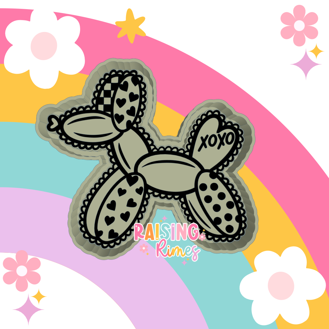 Xoxo Balloon Dog Silicone Mold