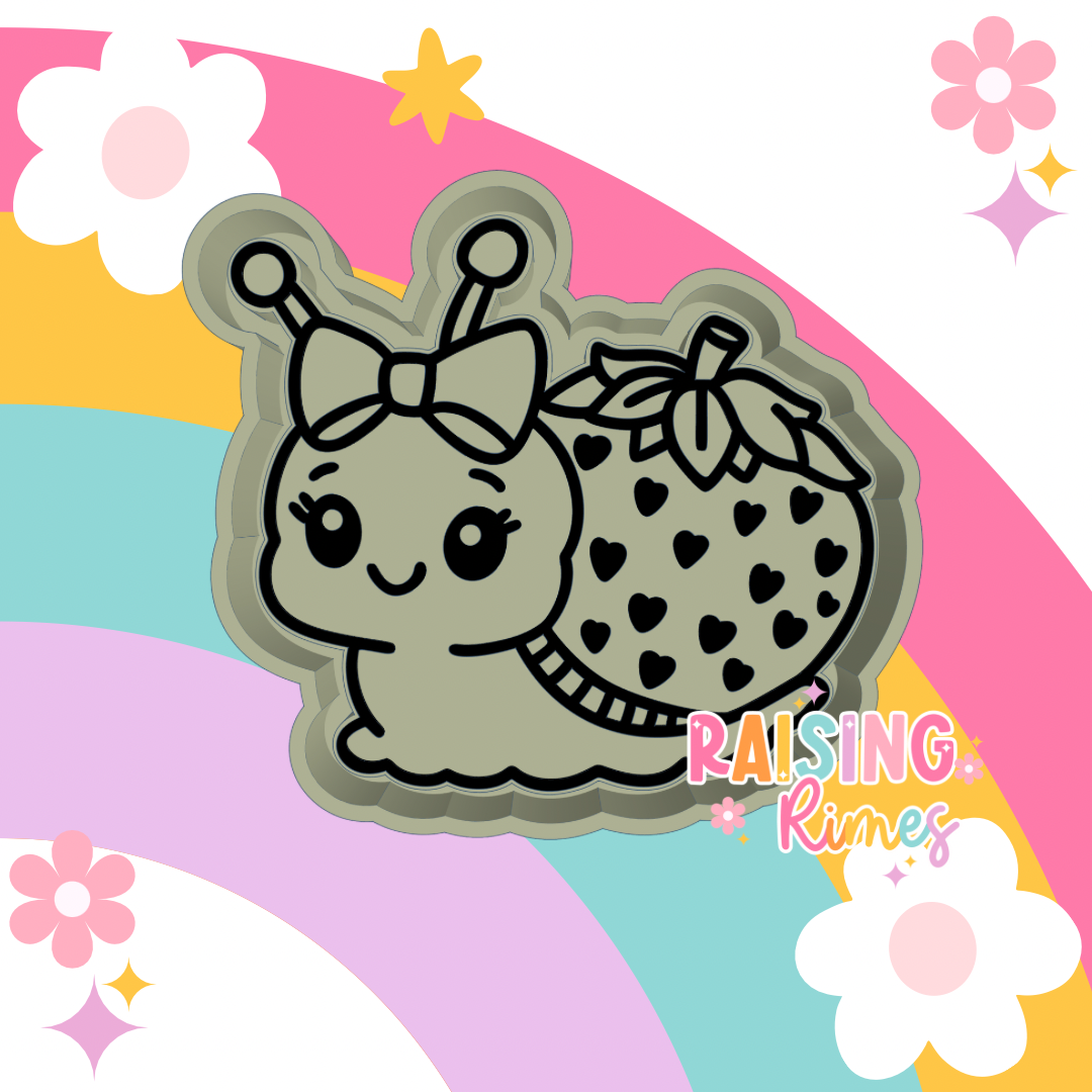 Strawberry Snail Silicone Mold