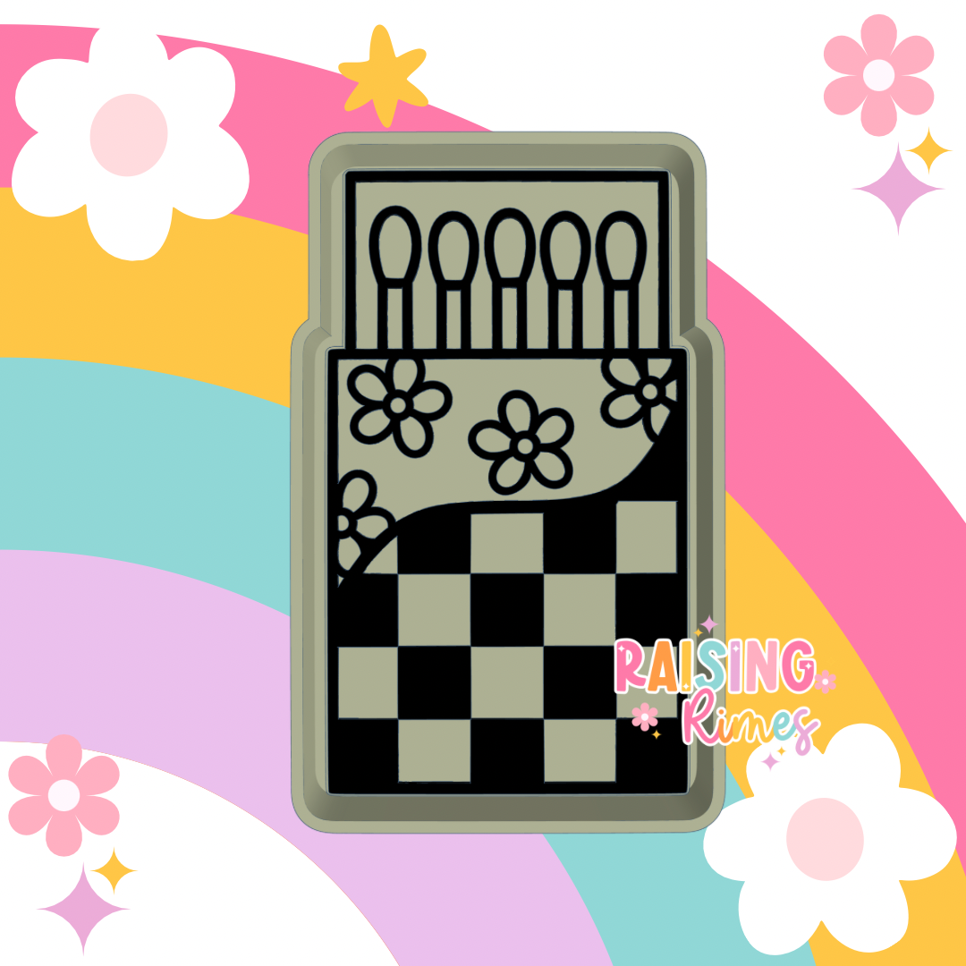 Groovy Matches Silicone Mold
