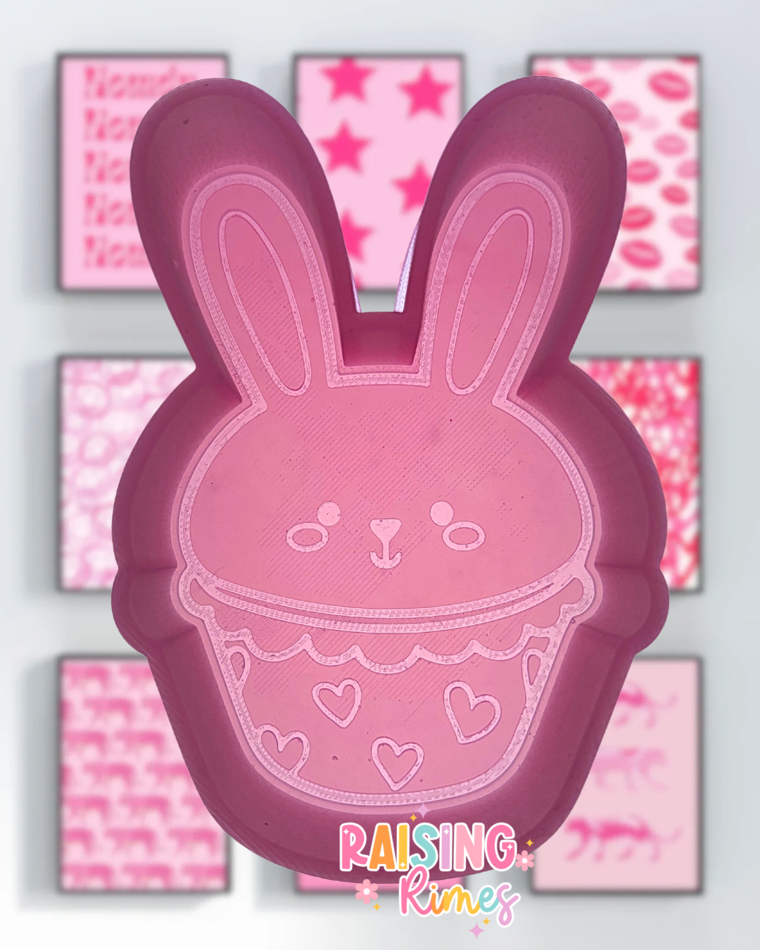 Cupcake Bunny Silicone Mold