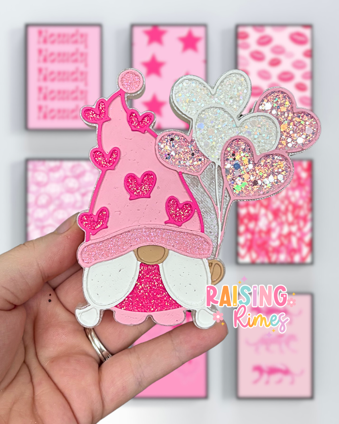 Valentine Gnome Silicone Mold